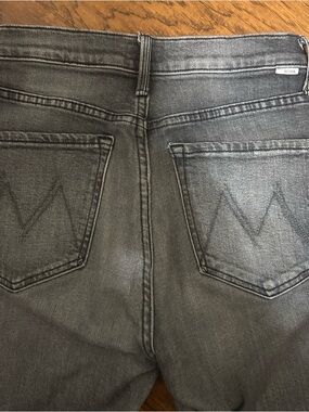 MOTHER Men's Grey Straight Jeans